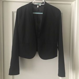 Frenchi Black Cropped Blazer